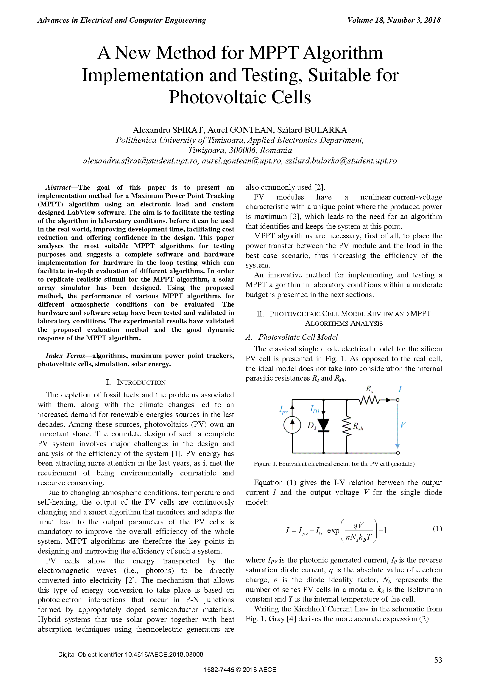PDF Quickview for paper with DOI:10.4316/AECE.2018.03008